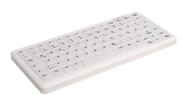 ACTIVE KEY tastatur hvidt trådløst (RF) forseglet