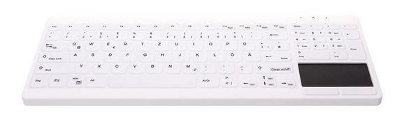 ACTIVE KEY klinisk tastatur, hvidt, trådløst