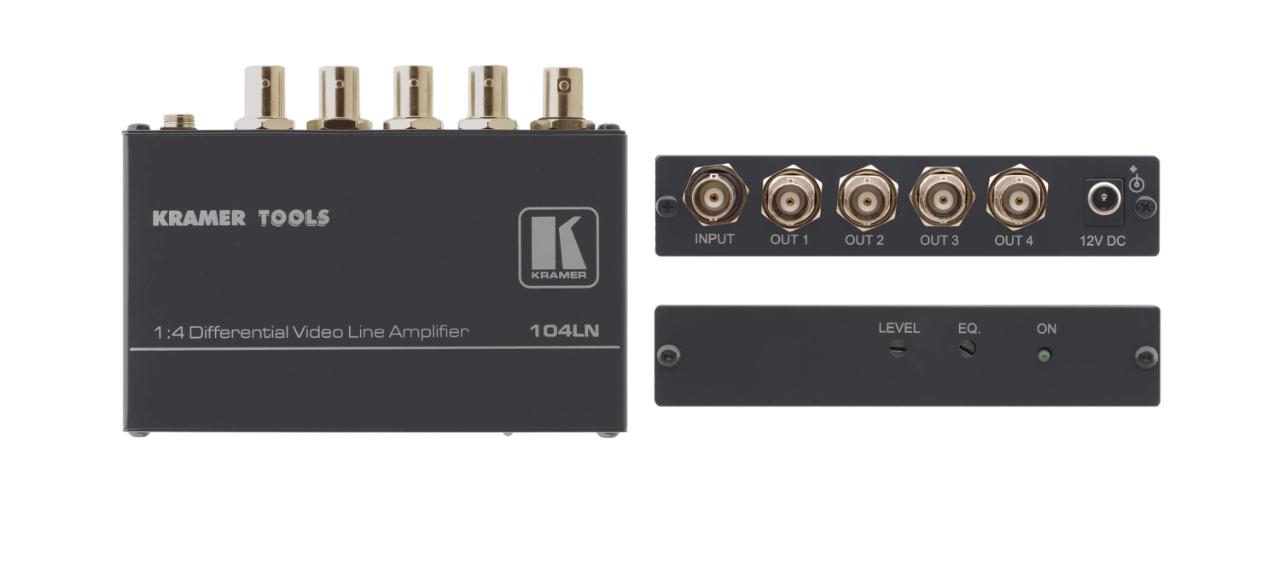 KRAMER 1:4 Composite Video Differential Line Amplifier