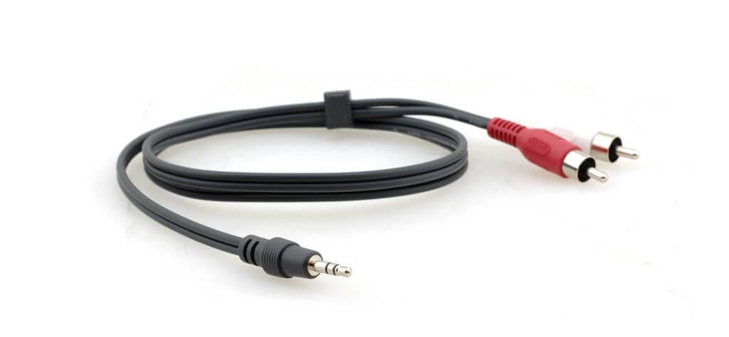 KRAMER 15,2m - 3.5mm to 2 RCA Breakout Cable