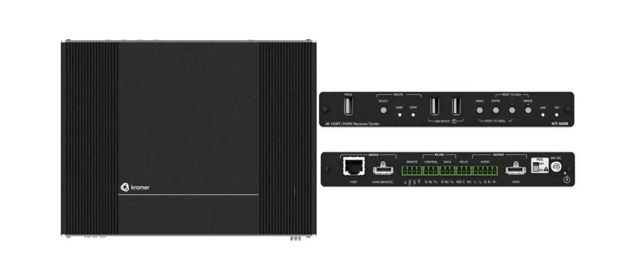 KRAMER 5x2 4K60 USB-C/HDMI Extender/Scaler Matrix Kit 