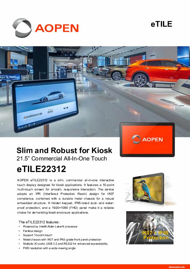 AOPEN WT22312 (21.5 