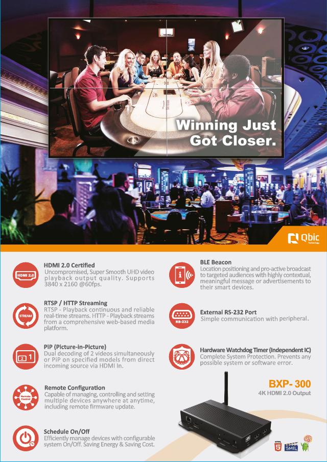 QBIC UHD Digital Signage Player