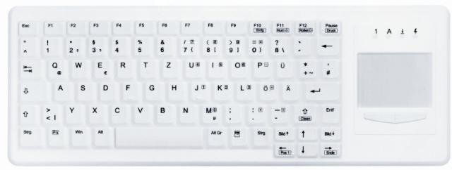 ACTIVE KEY tastatur med touchpad IP68