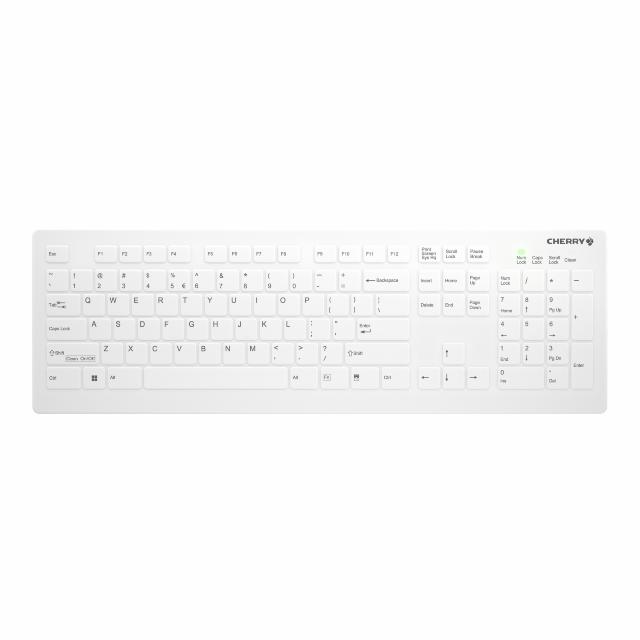 ACTIVE KEY tastatur hvidt, trådløst IP68 forseglet