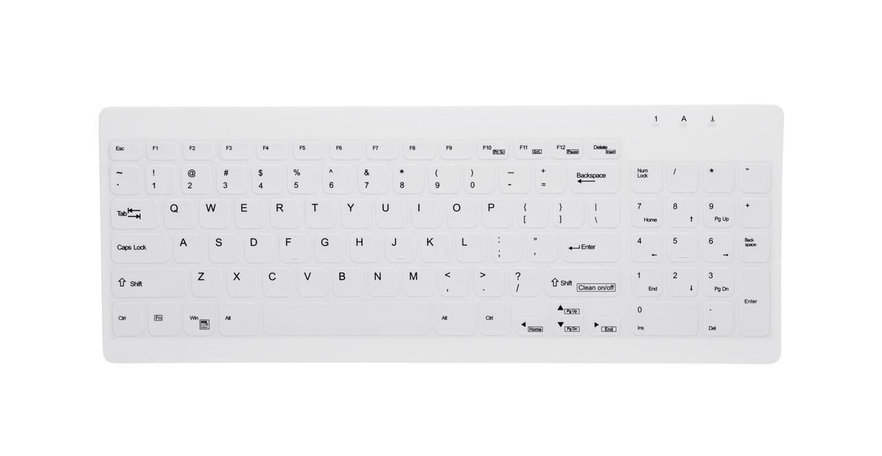 ACTIVE KEY KLINISK TRÅDLØST tastatur (RF), IP68 forseglet (NOR)
