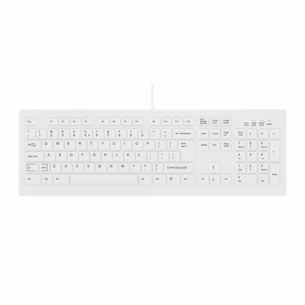 ACTIVE KEY KLINISK USB tastatur, IP68 forseglet (US)