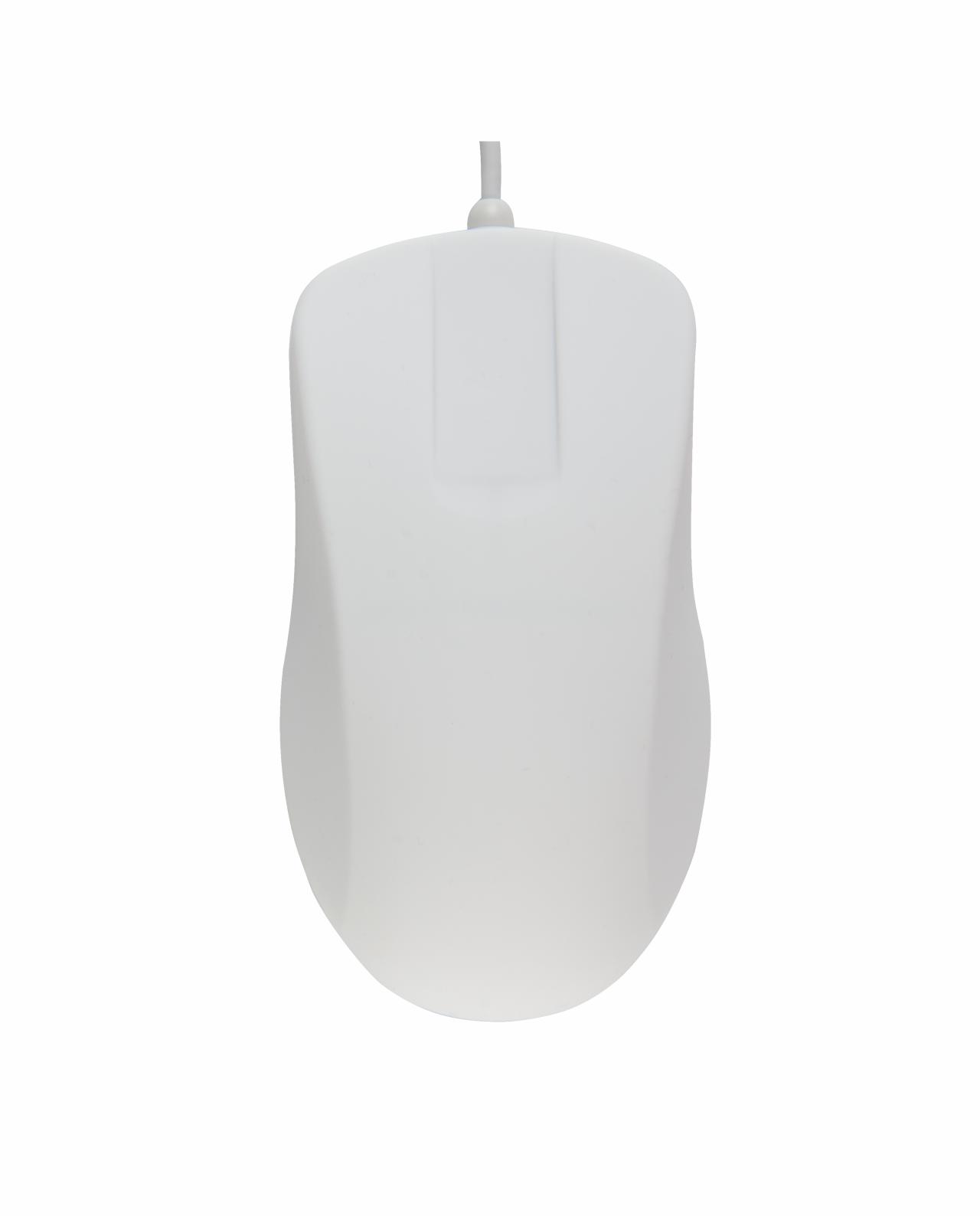 ACTIVE KEY KLINISK mus m.  scrollesensor, 2 knapper hvid, IP68 forseglet
