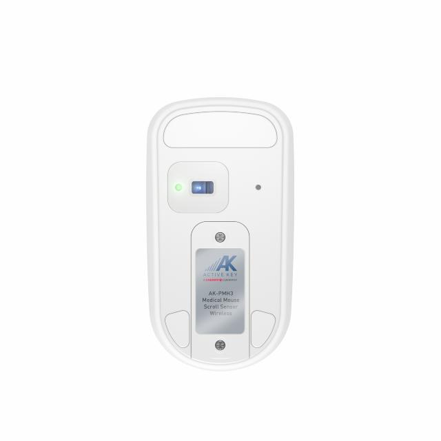 ACTIVE KEY KLINISK TRÅDLØS mus, IP68 forseglet, hvid
