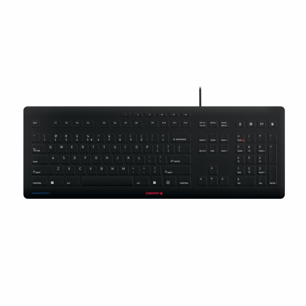 ACTIVE KEY STREAM PROTECT USB tastatur, sort (NOR)