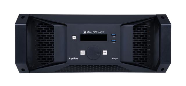 ANALOG WAY Aquilon RS alpha Mission Critical System/videowall processors, 8in,4out,2MV