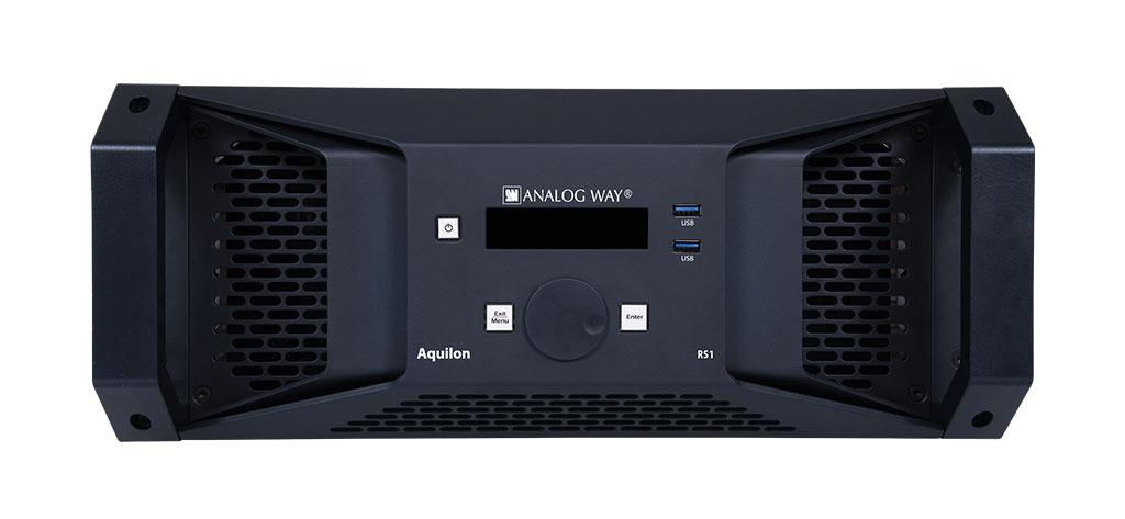ANALOG WAY Aquilon RS1 Mission Critical System/videowall processors, 16in,8out,2MV