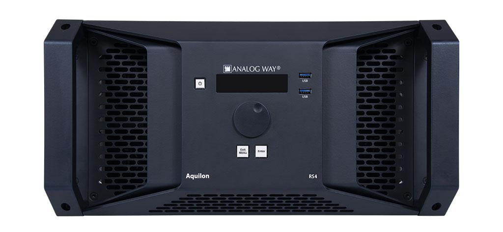 ANALOG WAY Aquilon RS4 Mission Critical System/videowall processors, 24in,16out,2MV