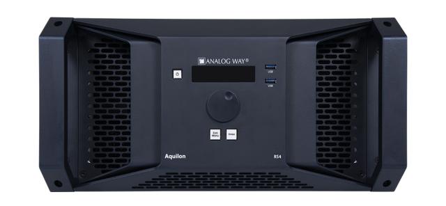 ANALOG WAY Aquilon RS4 Mission Critical System/videowall processors, 24in,16out,2MV