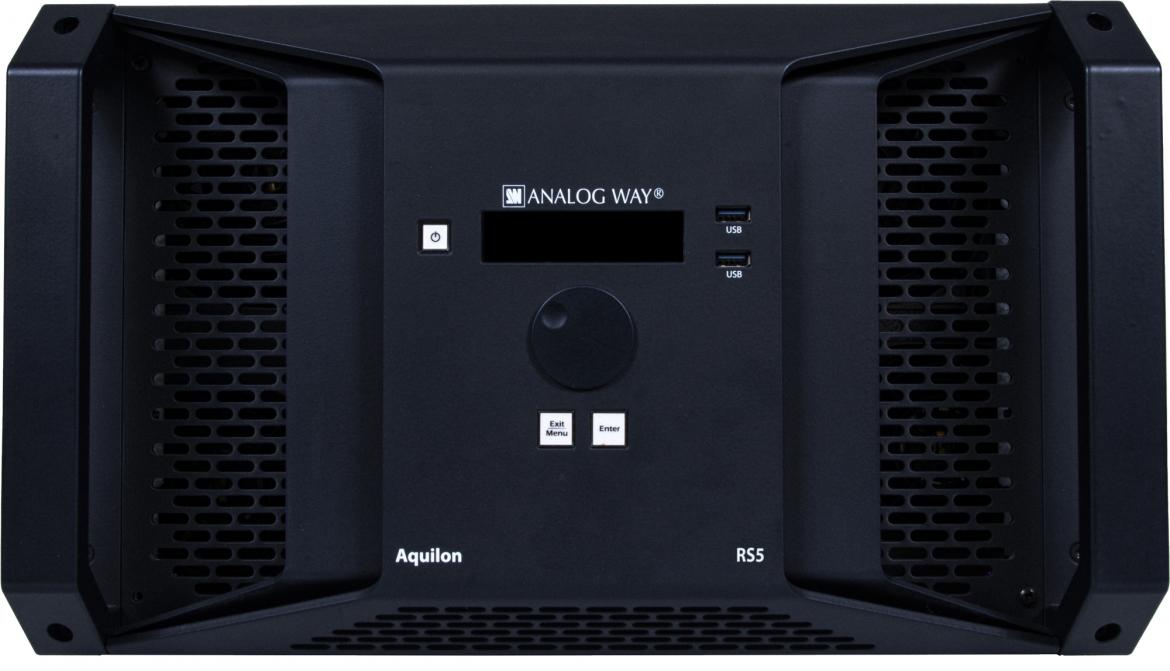 ANALOG WAY Aquilon RS5 Mission Critical System/videowall processors, 32in,16out,2MV