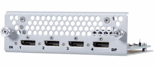 ANALOG WAY Opt. Input connector card with 4x DisplayPort 1.2 (carrying case included)