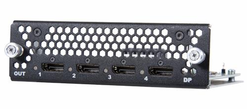 ANALOG WAY Opt. Output connector card with 4x DisplayPort 1.2 (carrying case included)