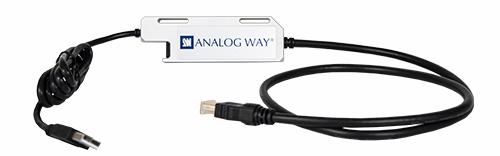 ANALOG WAY fiber to HDMI 2.0 fiber transmitter. 4K HDMI 2.0, HDCP 2.2 compliant, SC connector.