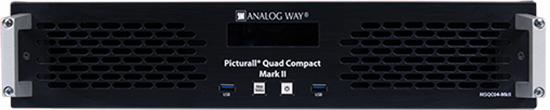 ANALOG WAY Picturall Quad Compact Mark II Compact 8K media server, 4x DP1.2 outputs