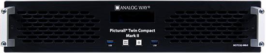 ANALOG WAY Picturall Twin Compact Mark II Dual-output 4K media server