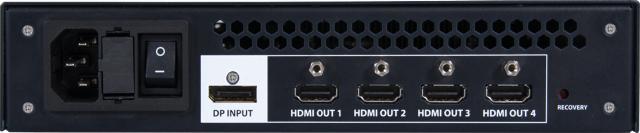 ANALOG WAY DP 1.2 to Quad1080p HDMI converter for LivePremier and Picturall Mark II