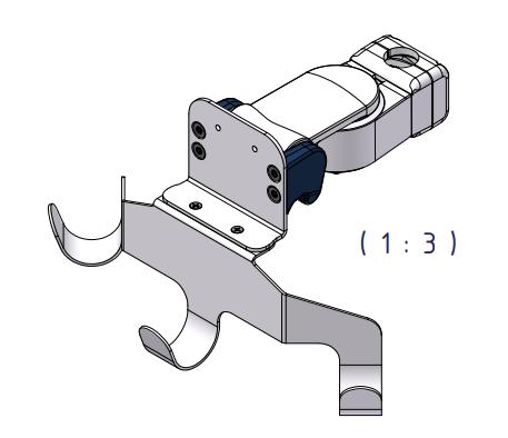 CIM flush mount for Philips X3 without PSU, with tilt