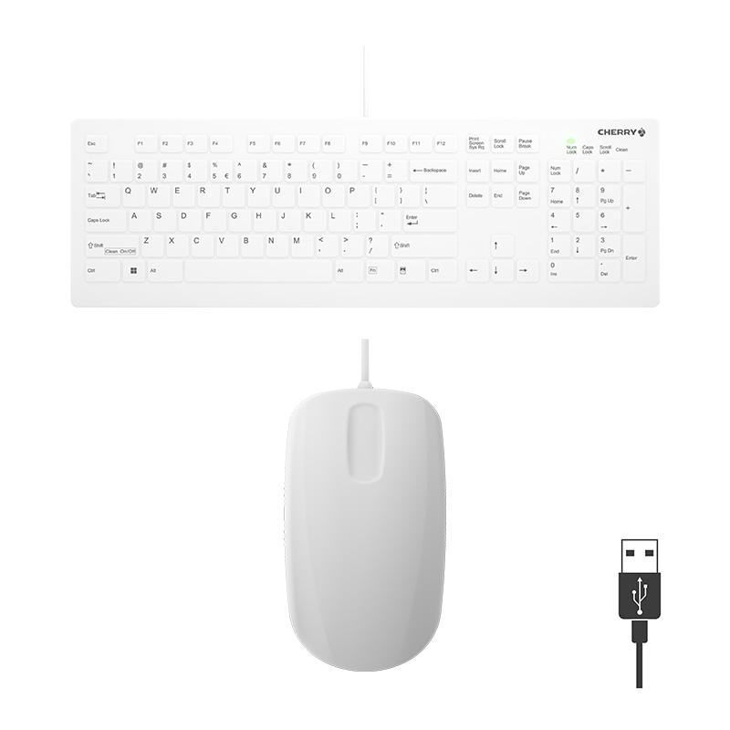 CHERRY sæt - KLINISK - USB kablet - forseglet (NOR)