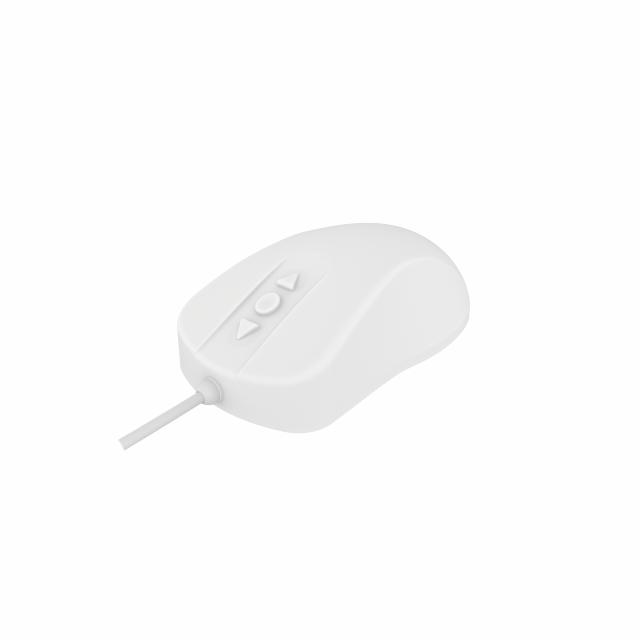 CHERRY KLINISK USB mus, 3 knapper scroll, hvid, IP68 forseglet