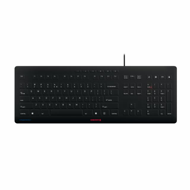 CHERRY STREAM PROTECT USB tastatur, sort (NOR)
