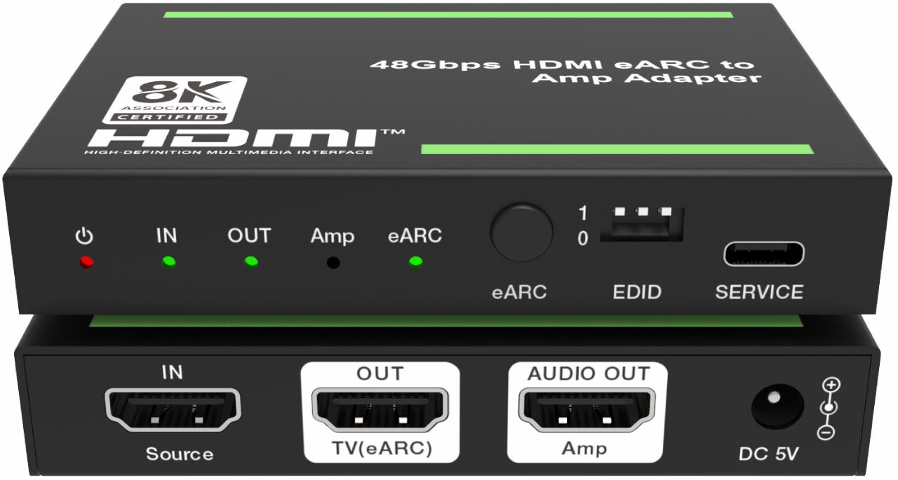DVDO 8K HDMI 2.1 Audio Extractor with eARC for AV Receivers