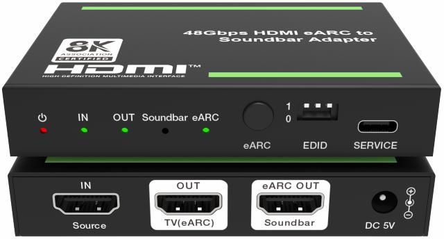 DVDO 8K HDMI 2.1 Audio Extractor with eARC for Soundbars