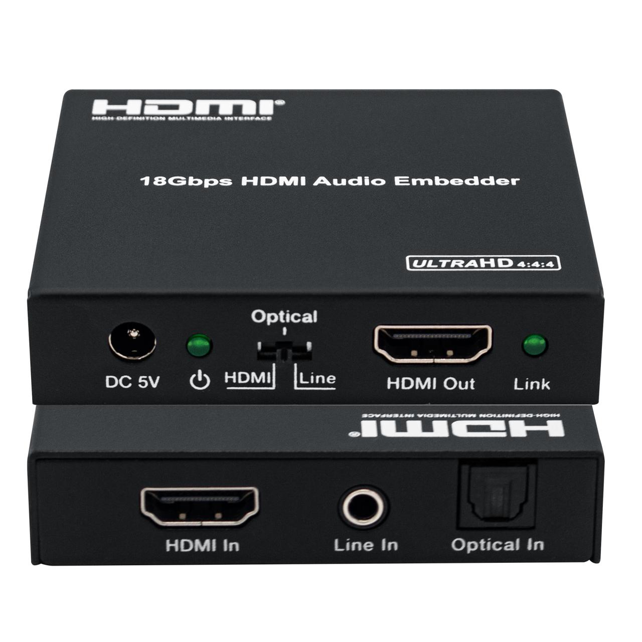DVDO 4K HDMI Audio Embedder with HDCP 2.2