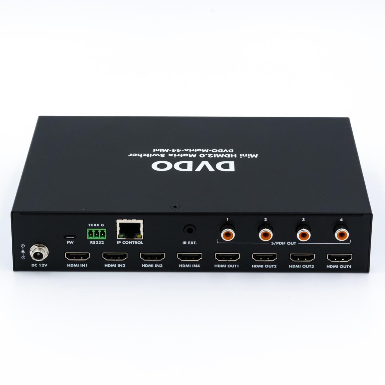 DVDO 4K 4x4 HDMI Matrix Switcher with Audio Outputs & HDR