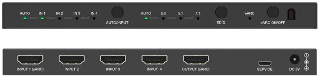 DVDO 4K 4x1 HDMI Switcher with ARC