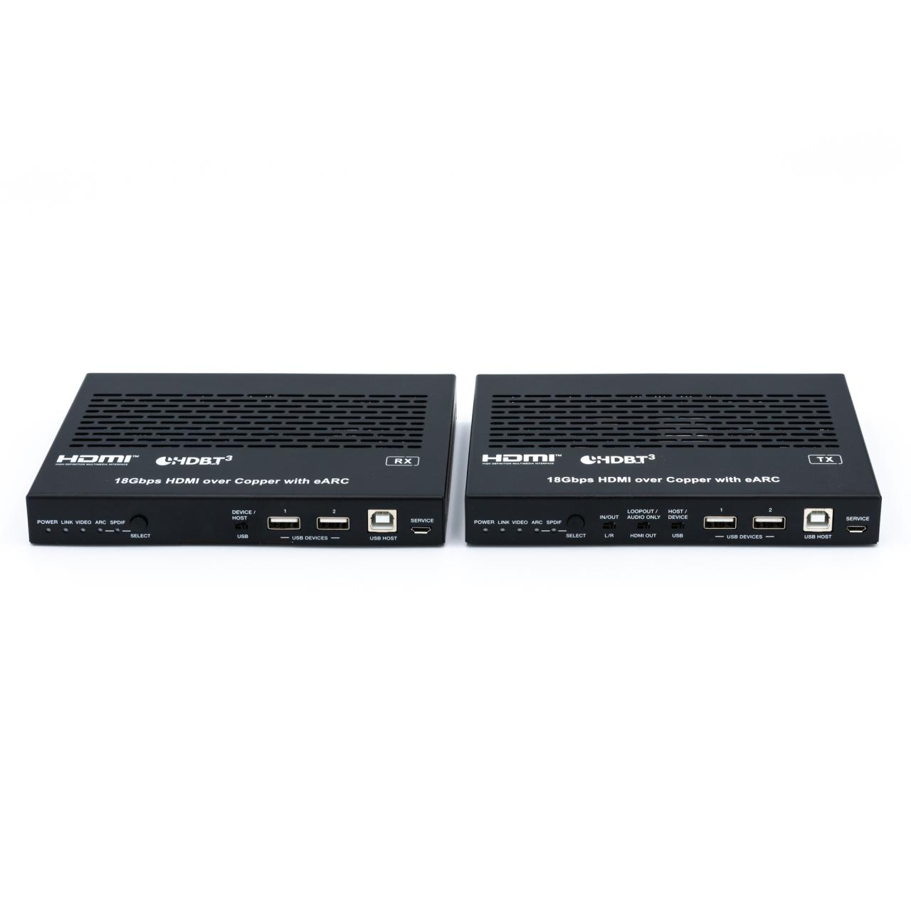 DVDO 4K60 HDMI 100m Extender Over HDBaseT 3.0 with eArc (Tx/Rx)