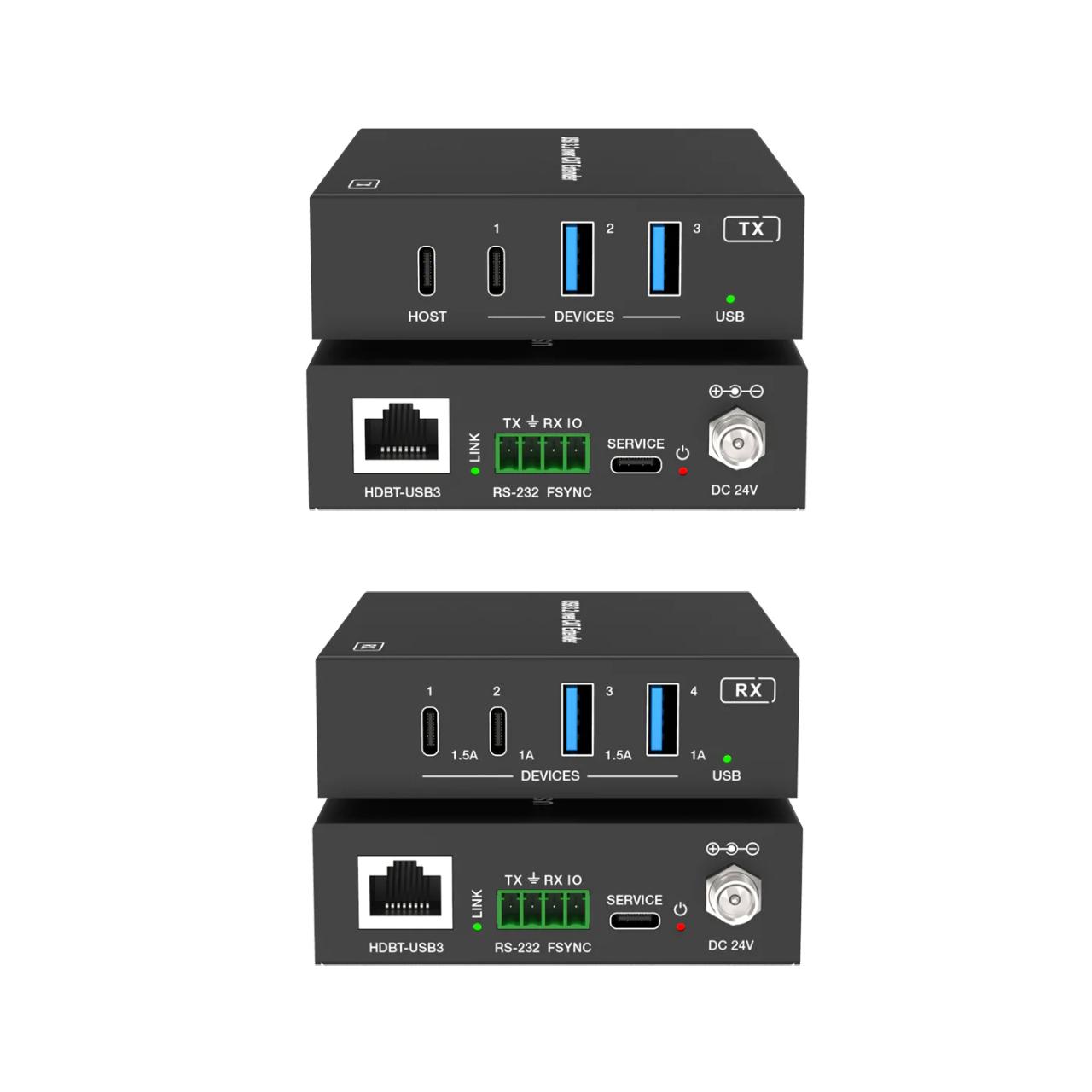 DVDO USB-C & USB-A 3.2 Gen 1 100m Extender over HDBaseT