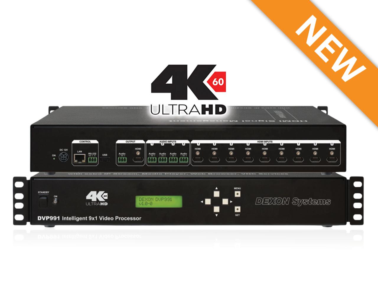 DEXON DVP991 MultiViewer - 9x1, 4K60 4:4:4 Video Processor
