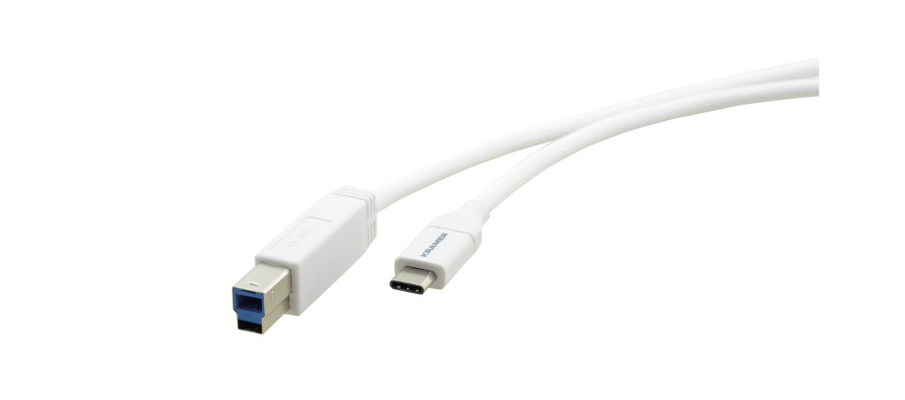KRAMER USB 3.1 C(M) to B(M) GEN-2, 3A Cable-3ft