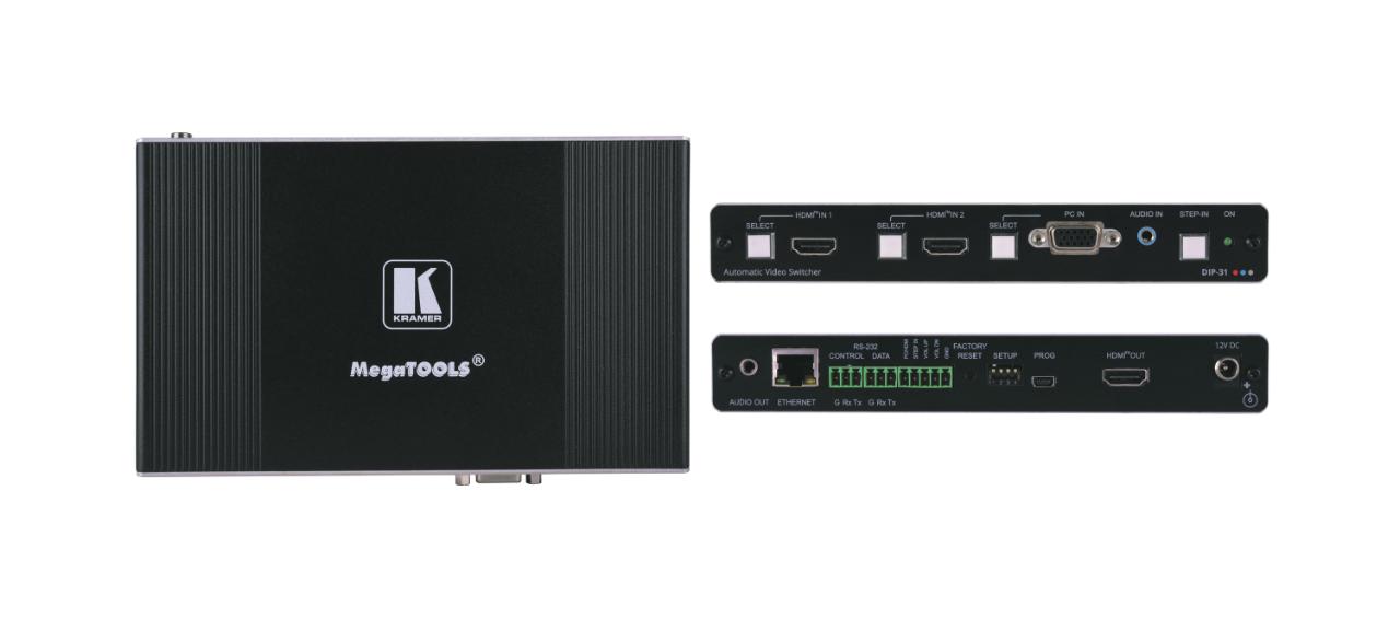 KRAMER 4K UHD HDMI & Computer Graphics Automatic Video Switcher