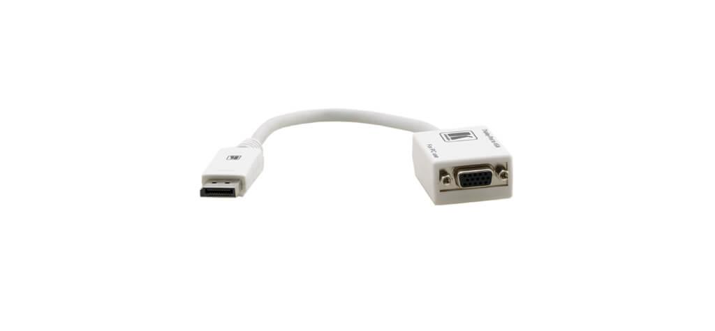 KRAMER Adapter Cable: DisplayPort (M) to 15-pin HD (F) (1')
