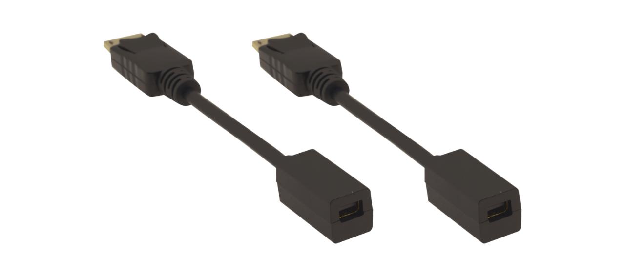 KRAMER DisplayPort (M) to Mini DisplayPort (F) Adapter cable