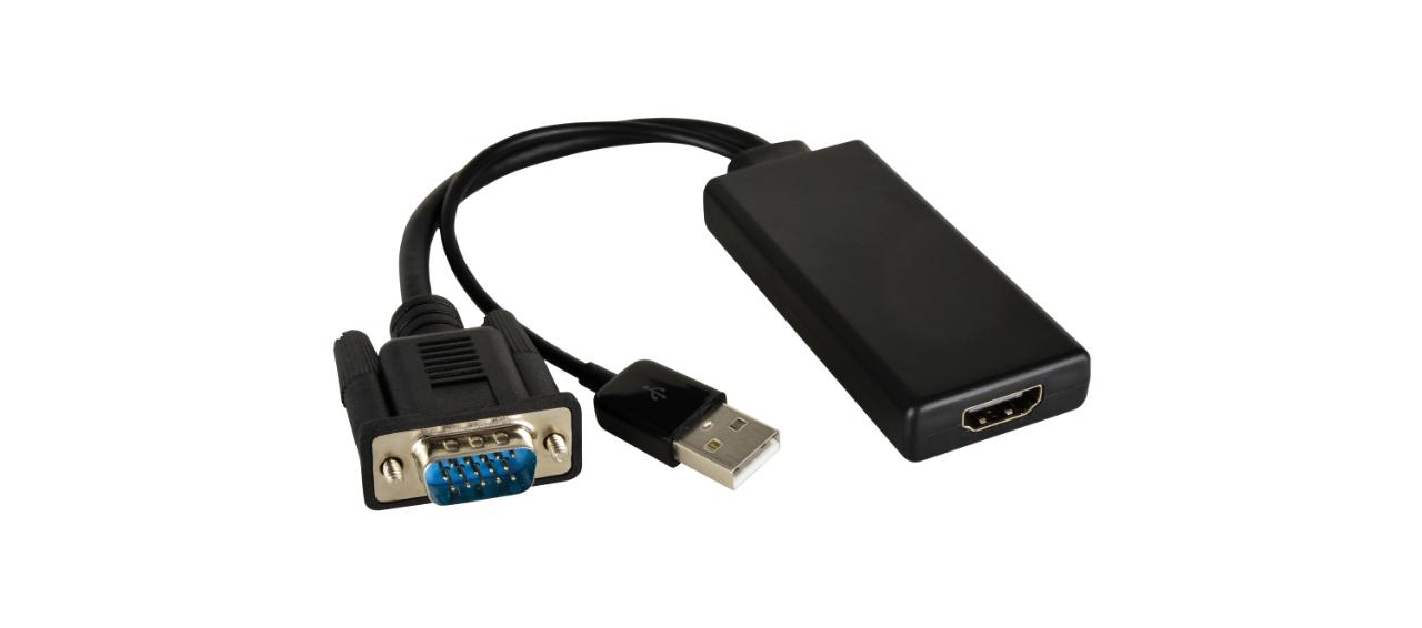 KRAMER VGA to HDMI adapter cable  (10')