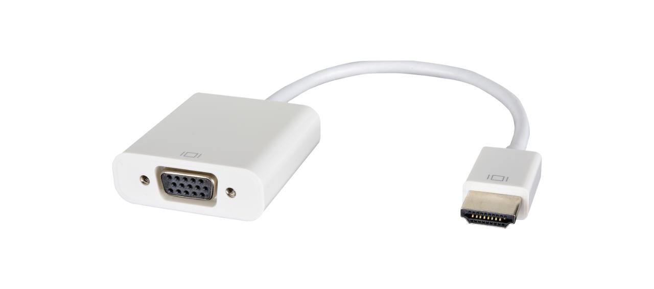 KRAMER HDMI to VGA Adapter Cable  (1')
