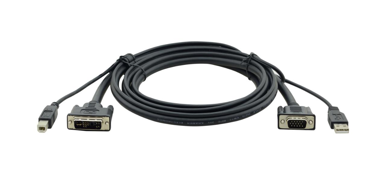 KRAMER KVM Cable DVI-D Dual-Link and USB (A-B)