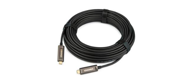 KRAMER USB 3.1 C(M) to C(M) GEN-2, Optic Cable-10ft