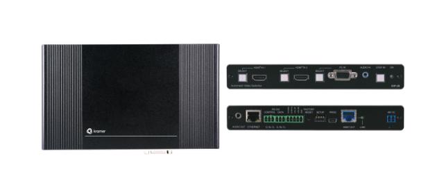 KRAMER HDMI, VGA, RS−232, ETH & Audio over HDBaseT step-in commande