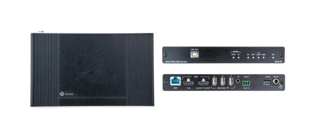 KRAMER Extender with USB, RS–232, & IR over Long–Reach HDBaseT 3.0