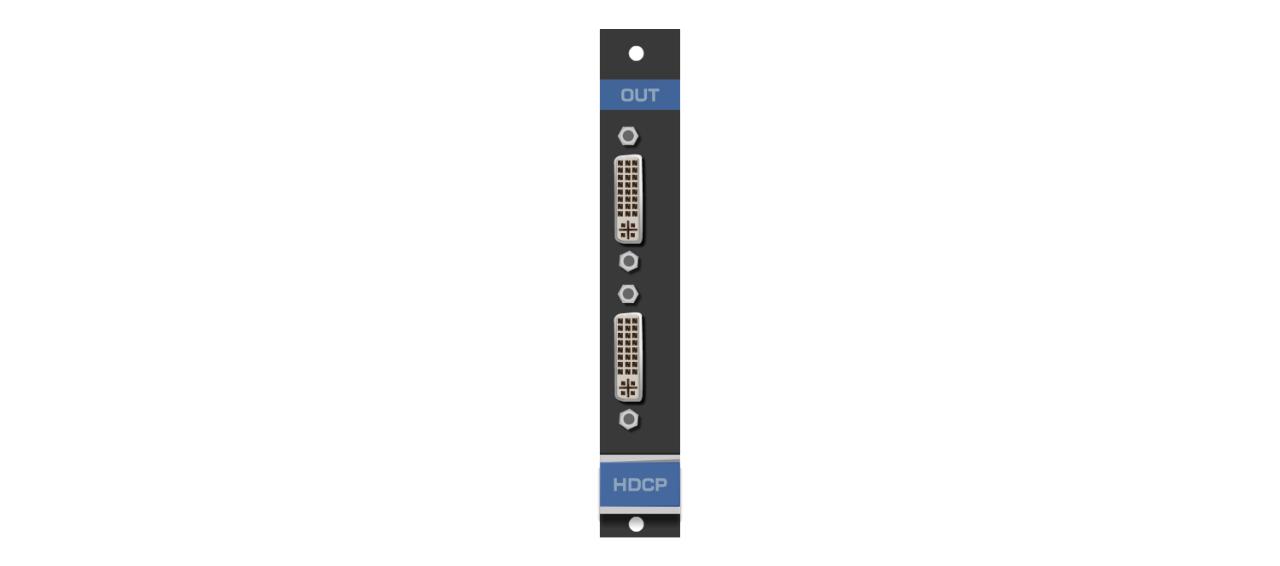 KRAMER 2 channels HDCP Output Card for Frame 16
