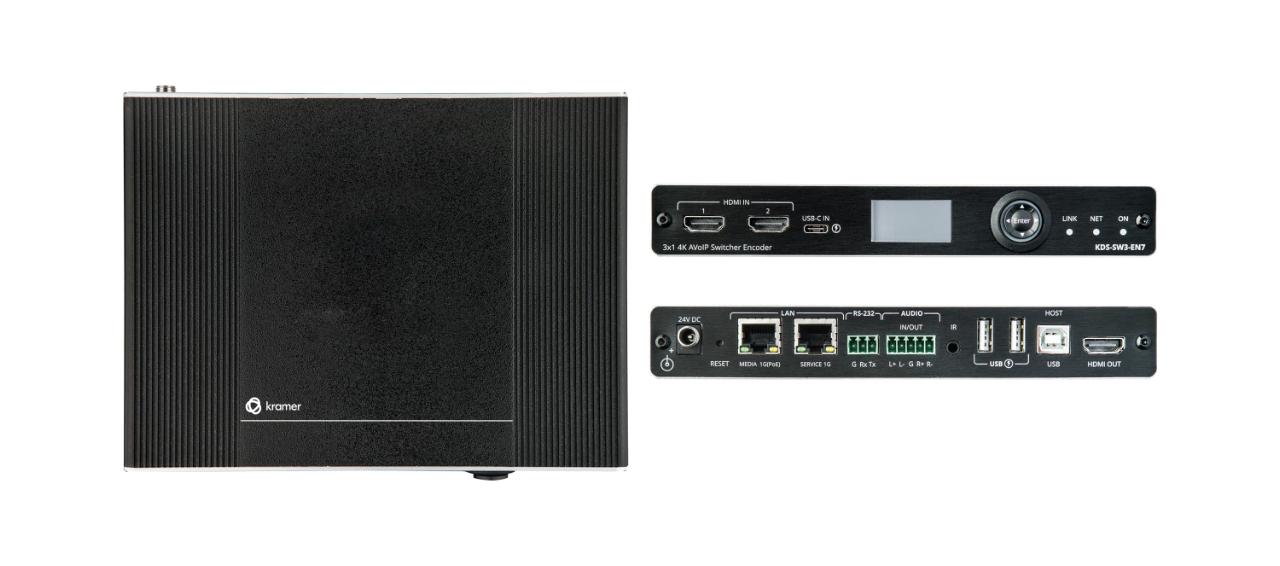 KRAMER ncoder with 2 HDMI and USB-C inputs of KDS-6X product family