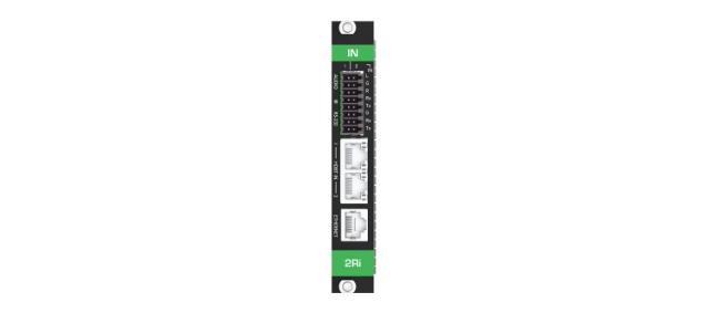 KRAMER 4K60 4:4:4 2xIN HDBT 1.0 with 2xaudio ports modular card